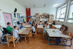 Skupne ure slovenskega jezika z učenci OŠ Turnišče 